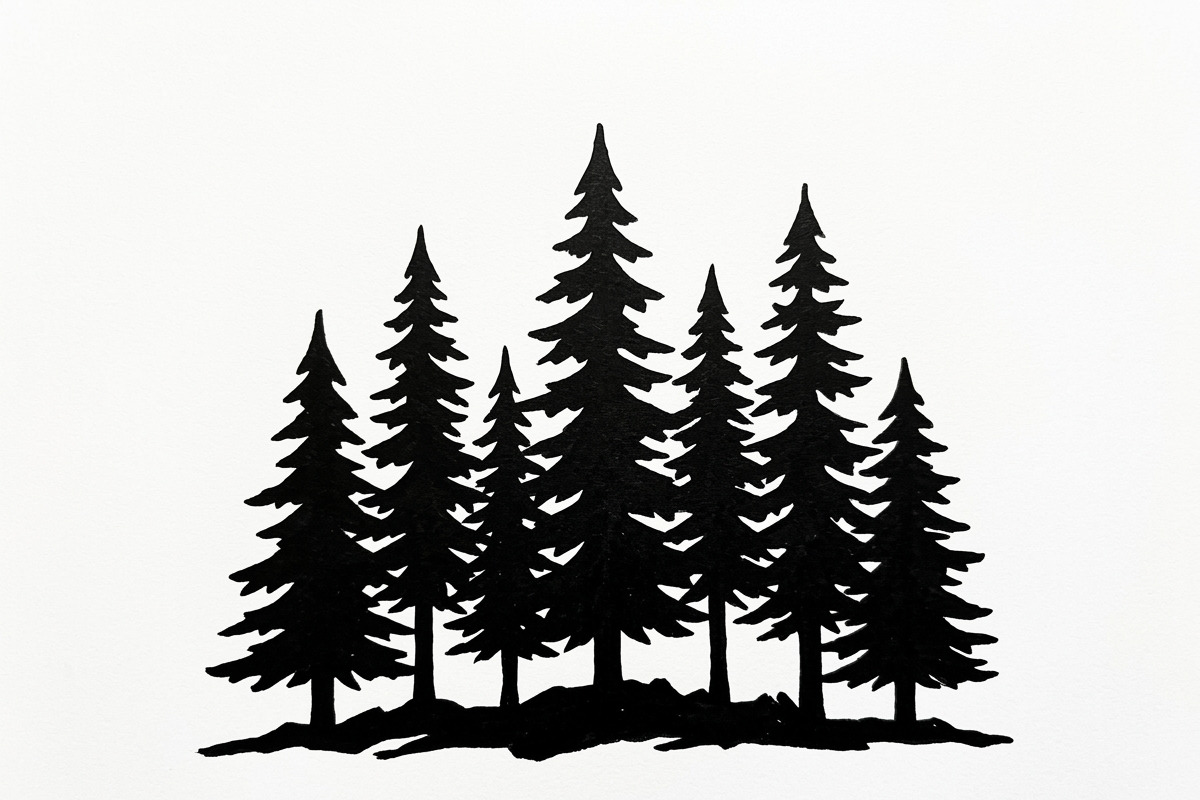 Majestic Pine Trees SVG, a Finance Illustration by Amazin_art (Photo 22 of 32)