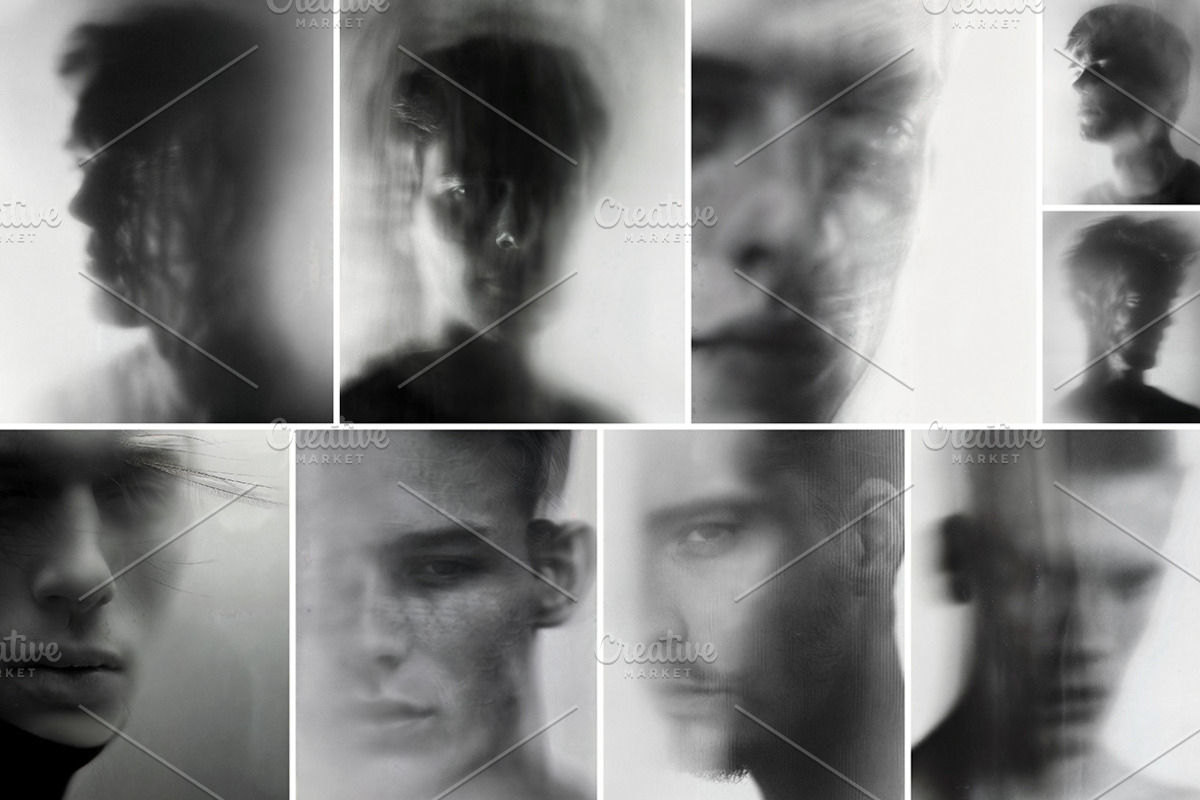89 Blurred Faces, a Person Photo by Handmadefont (Photo 2 of 12)