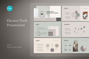 Canva Elevator Pitch Presentation