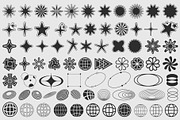 Y2K VECTOR SHAPES COLLECTION, a Pattern Graphic by craftlove (Thumbnail 3 of 14)
