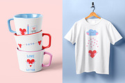 Heart characters clipart set, a Decorative Illustration by LiiaLonn Studio (Thumbnail 3 of 4)