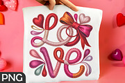 Handmade Style Love Valentine Design, an Illustration by RobertsArt (Thumbnail 3 of 4)
