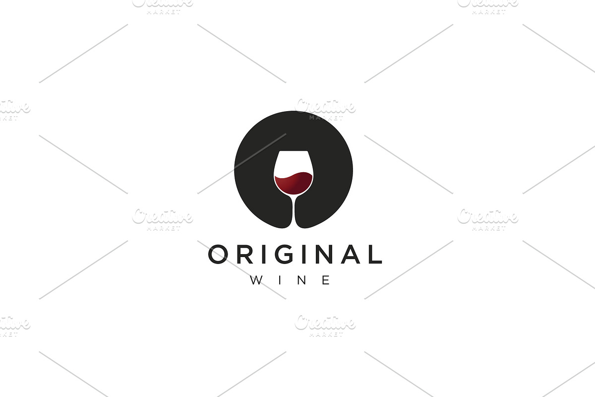 Original Wine Logo, a Templates & Theme by Brahmma (Photo 1 of 3)