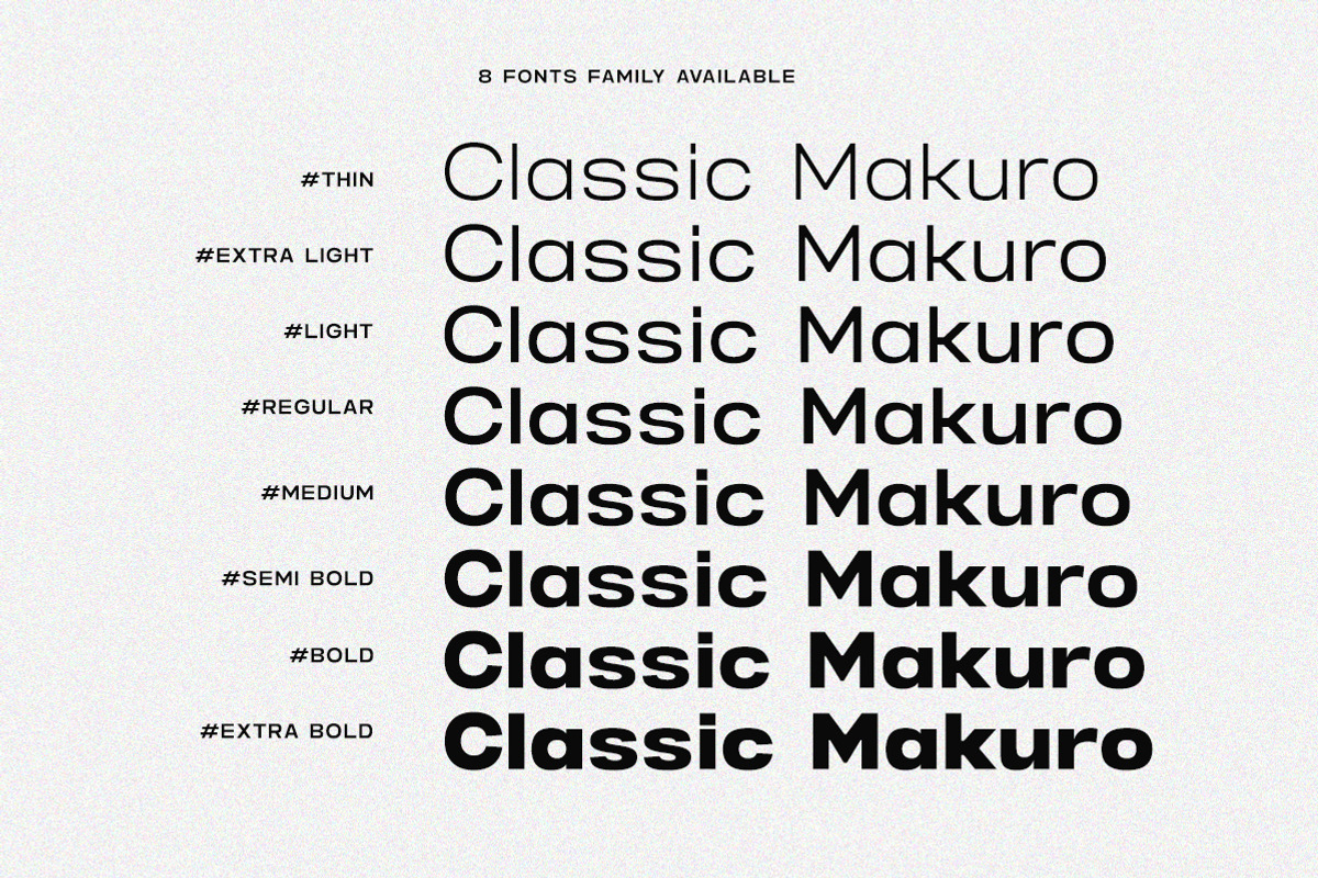 Makuro - Variable Geometric Font, a Sans Serif Font by Typeskets (Photo 3 of 12)
