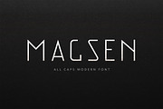 Magsen - Modern Font, a Sans Serif Font by Tammami (Thumbnail 1 of 9)