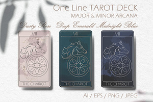 ONE LINE Tarot Deck - 3 colors