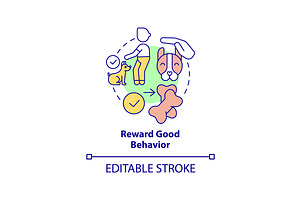 Reward Good Behavior Concept Icon