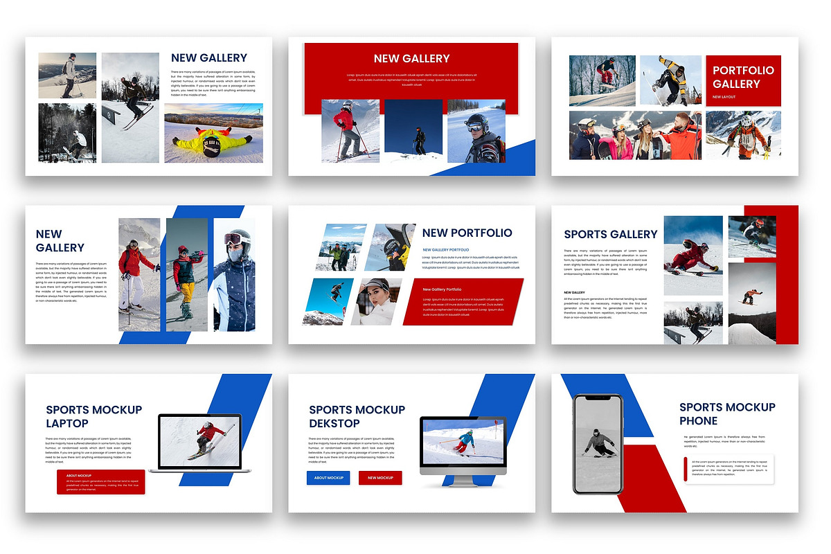Lassila– Sport PowerPoint Template, a Presentation Template by kreatifreya (Photo 5 of 5)