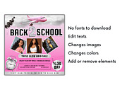 Back to school E-flyer template, a Marketing Template by Foedesigner (Thumbnail 3 of 5)