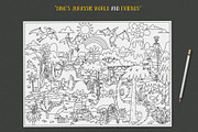 COLORING Book for Kids Pages, an Animal Illustration by Alisa Fimen Design (Thumbnail 8 of 9)