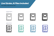 100 Books Line Vector Icons, an Outline Icon by Juicy Icons (Thumbnail 3 of 6)