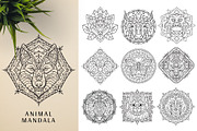 300 Vector Mandala Ornaments, a Decorative Illustration by pixaroma (Thumbnail 21 of 49)
