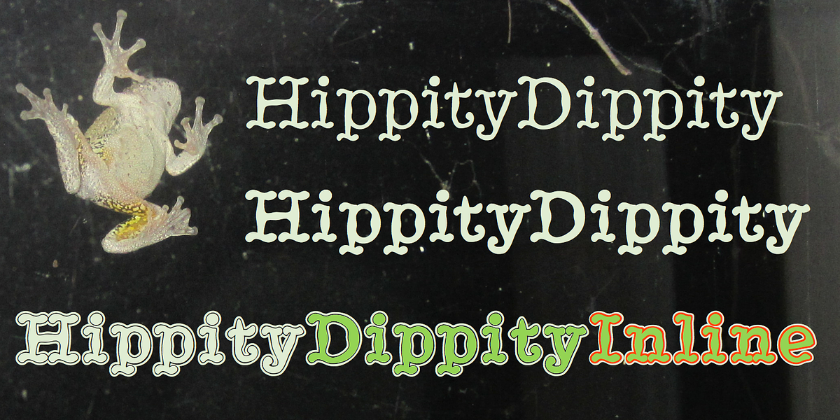 HippityDippity, a Handwritten Font by Ingrimayne Type (Photo 1 of 5)