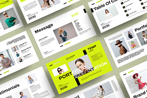 Portfolio Presentation Template, a Presentation Template by MightyDesign