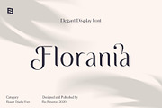 Florania; Elegant Font, a Sans Serif Font by Eko Bimantara (Thumbnail 1 of 13)