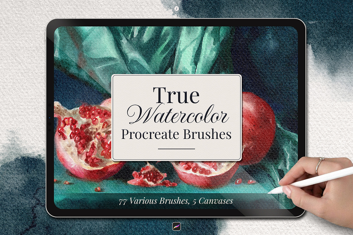 True Watercolor Procreate Brushes, a Brush Add-On by Freezerondigital (Photo 1 of 17)