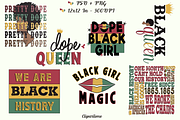 Black History Month PNG Sublimation, a Decorative Illustration by ClipArtTime (Thumbnail 3 of 10)