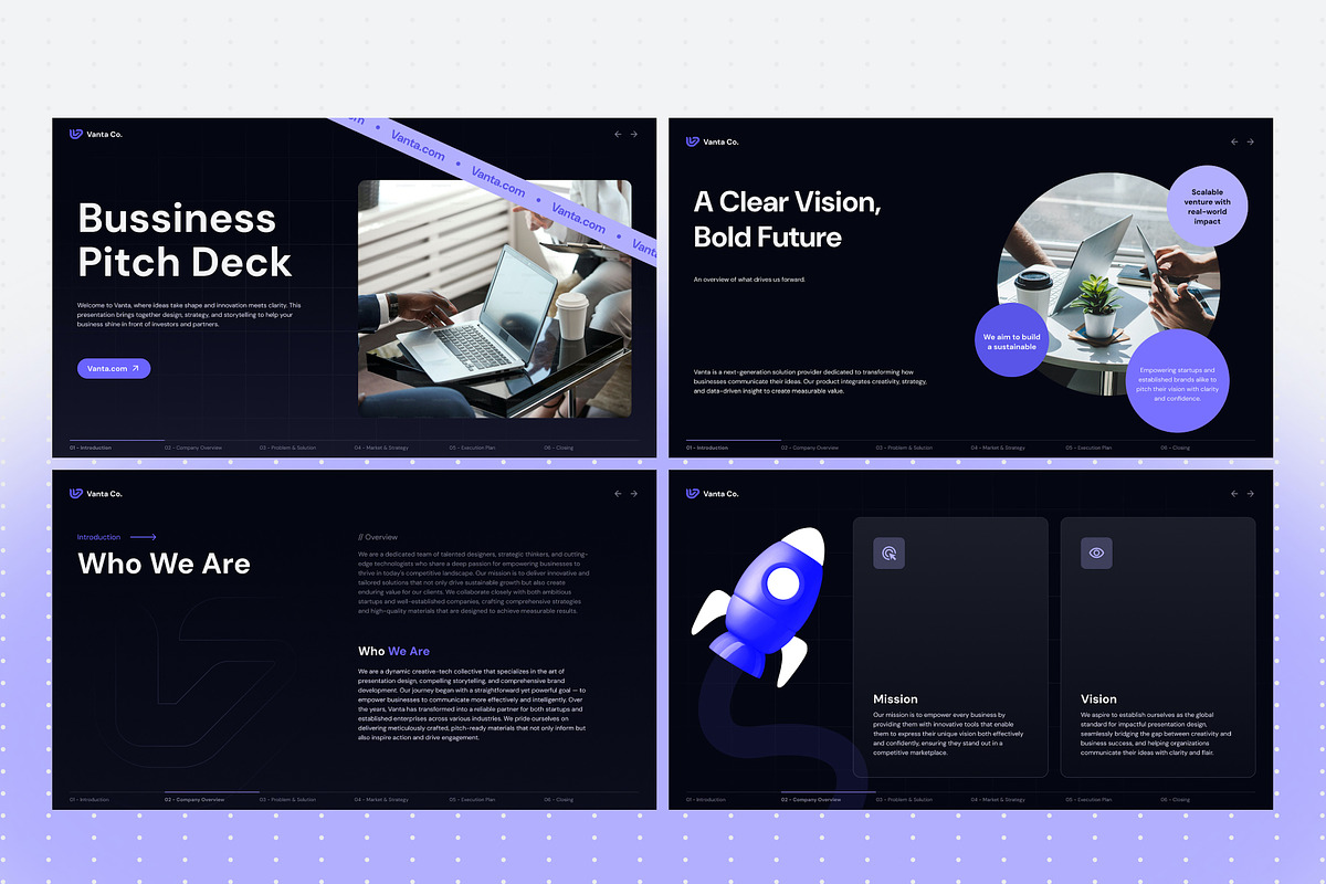 Business Pitch Deck Powerpoint preview 3