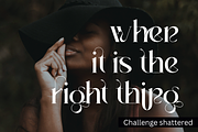 Challenge shattered - Modern Font, a Font by 177Studio (Thumbnail 4 of 8)