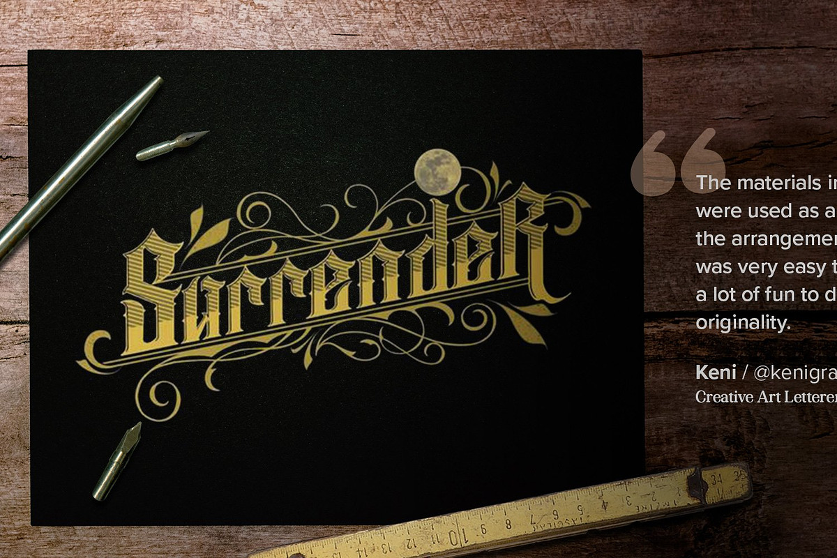 Vintage Lettering Brush Toolbox, a Brush Add-On by Nico-Ng (Photo 16 of 21)