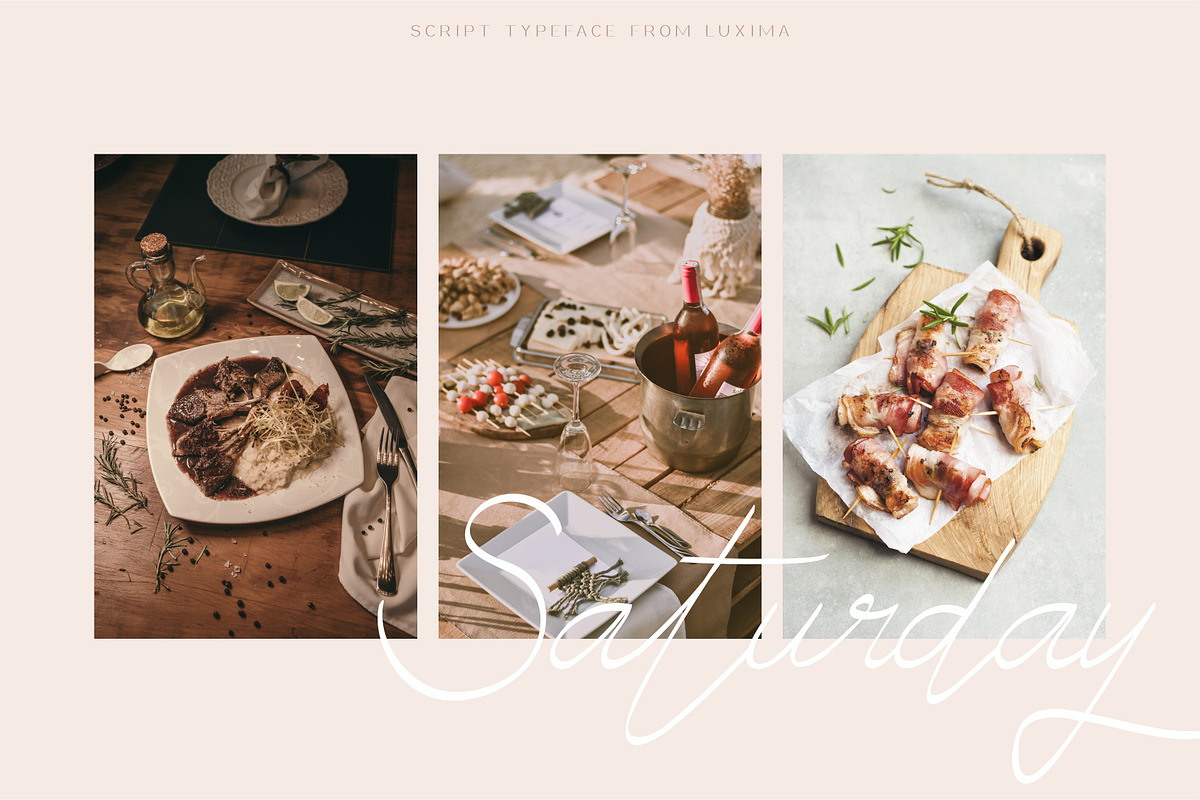 Zhafir Script Font, a Script Font by Luxima (Photo 6 of 13)
