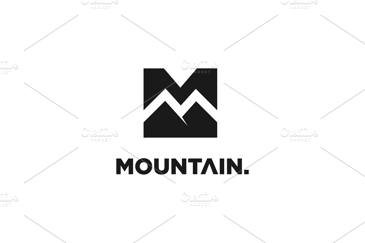 Mountain Logo, a Branding & Logo Template by Guna Studio