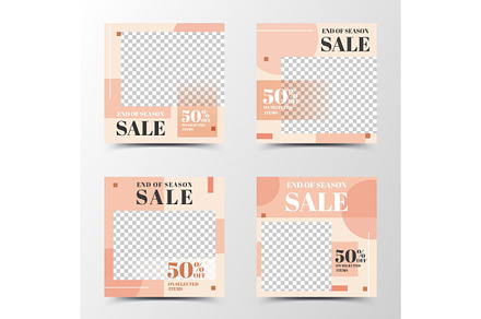 Social media template in soft pink, a Brochure Template by TotallypicRF