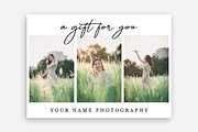 Photography Gift Certificate, a Card Template by DesignStudioTeti (Thumbnail 1 of 9)