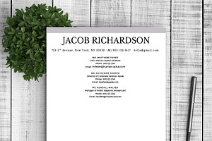 Resume Template Jacob