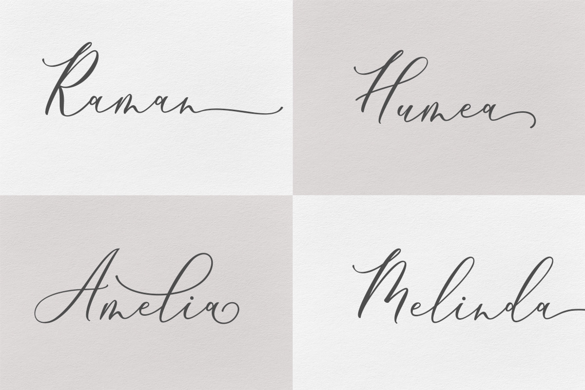 Hemilia Script, a Script Font by Amarlettering (Photo 2 of 6)