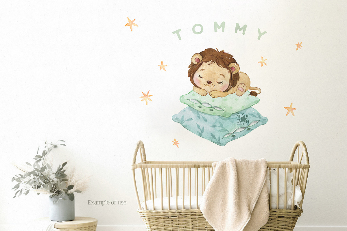Sleeping Animals Collection, an Animal Illustration by StarJam (Photo 8 of 8)