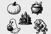 Halloween Vintage Engraving Vol.01, an Object Illustration by Alara Studio (Thumbnail 5 of 5)