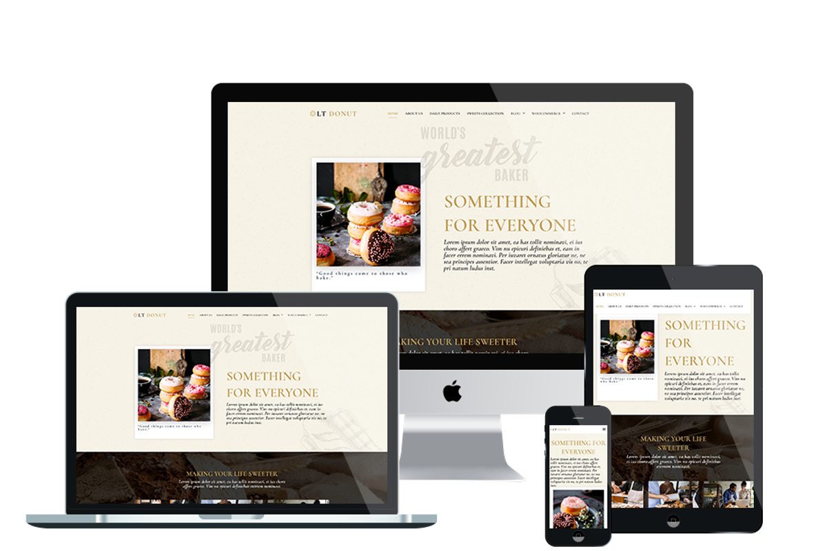 LT Donut Onepage WordPress Theme, a WordPress Template by LTheme (Photo 2 of 2)