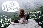 Hand lettering quotes about woman, a Graphic by Anna's Creative Store (Thumbnail 1 of 5)