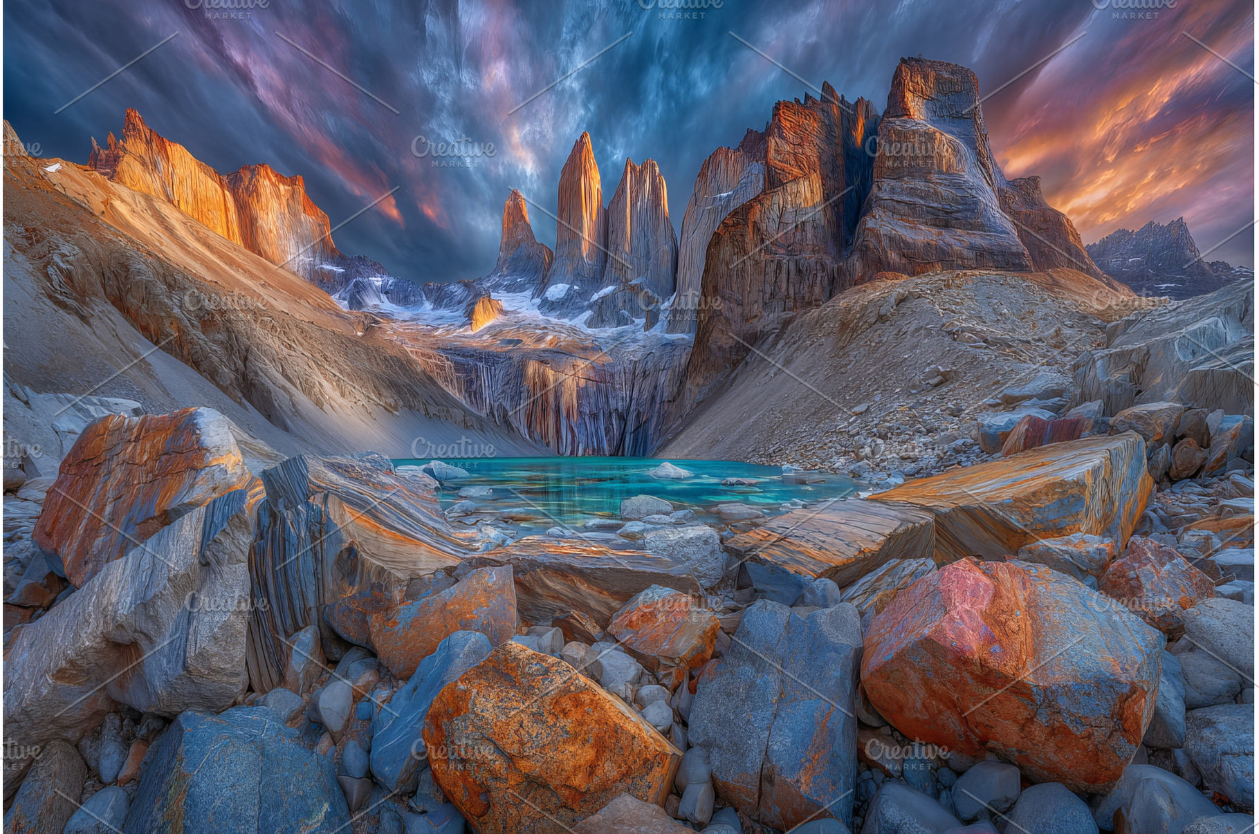 Laguna Torres is set against the, a Nature Photo by ZinetroN