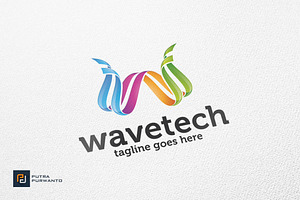 Wavetech / Letter W - Logo Template