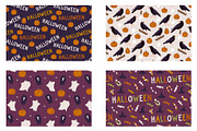 Halloween patterns cards elements, a Pattern Graphic by RevolutionizZed (Thumbnail 17 of 17)