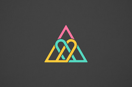 Love Triangle - Logo Template