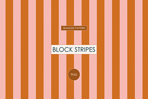 Block Stripes Seamless Pattern