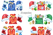 Watercolor Christmas, an Illustration by Watercolor fantasy (Thumbnail 6 of 6)