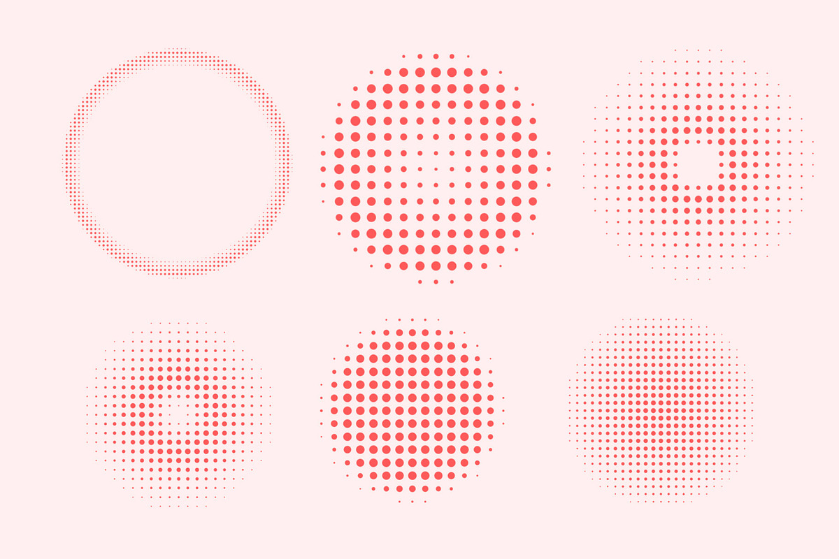 100 Halftone Brush Shape Design, an Action Add-On by Photoshop Action (Photo 5 of 14)