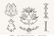 Antique Vintage Monogram Initial I, an Object Graphic by Antique Monograms (Thumbnail 4 of 4)