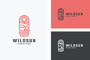 Wild Sun Travel Logo, a Branding & Logo Template by Design_Planet (Thumbnail 1 of 3)