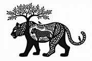 Beautiful Cheetah Silhouette Vector, an Illustration by Amazin_art (Thumbnail 4 of 21)