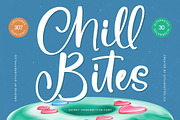 Chill Bites Quirky Handwritten Font, a Script Font by stylishtype.co (Thumbnail 1 of 20)