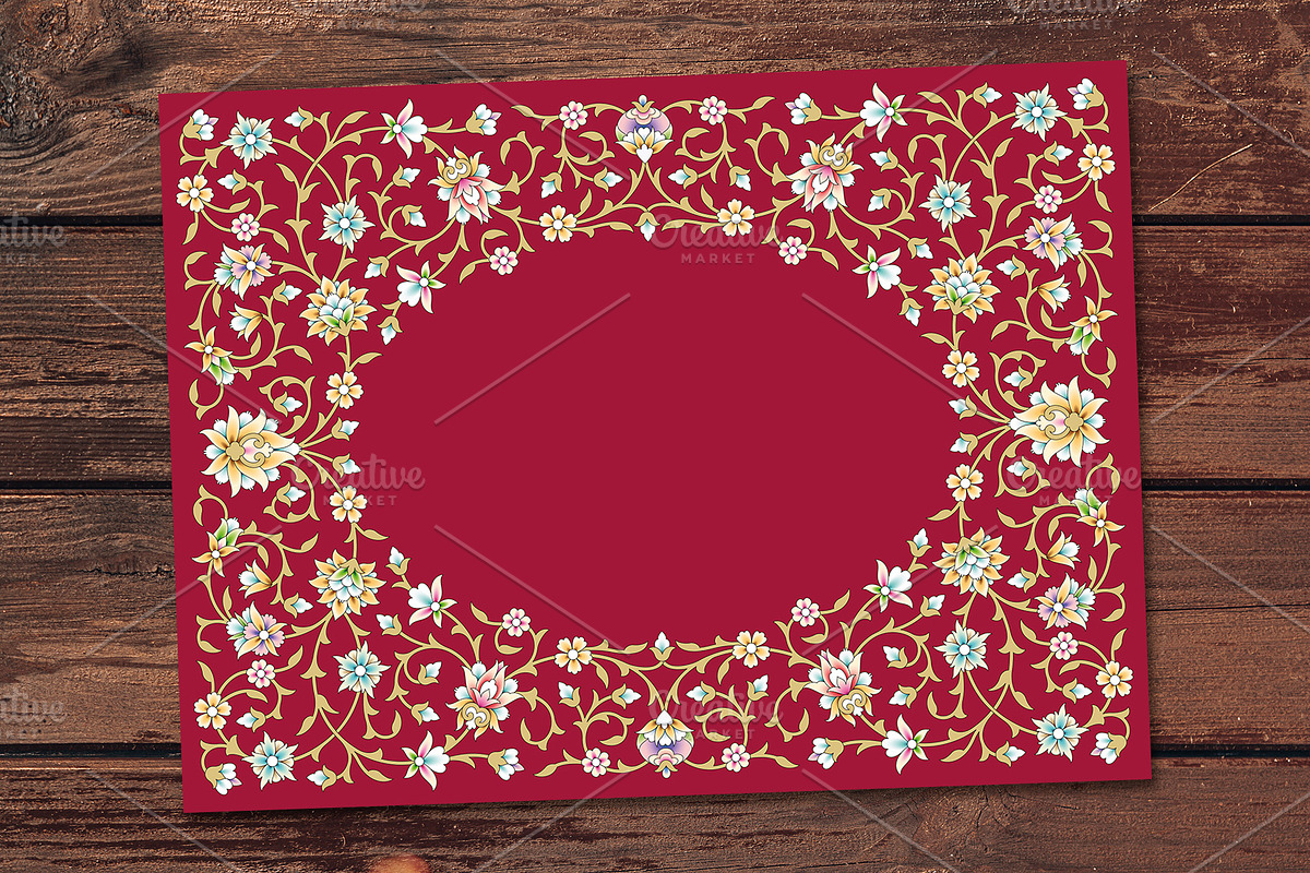 Floral Frame, a Background Graphic by Azat1976