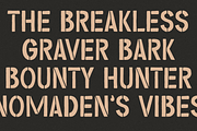 Gripstone Stencil - Vintage Font Duo, a Sans Serif Font by Martype Co (Thumbnail 6 of 9)