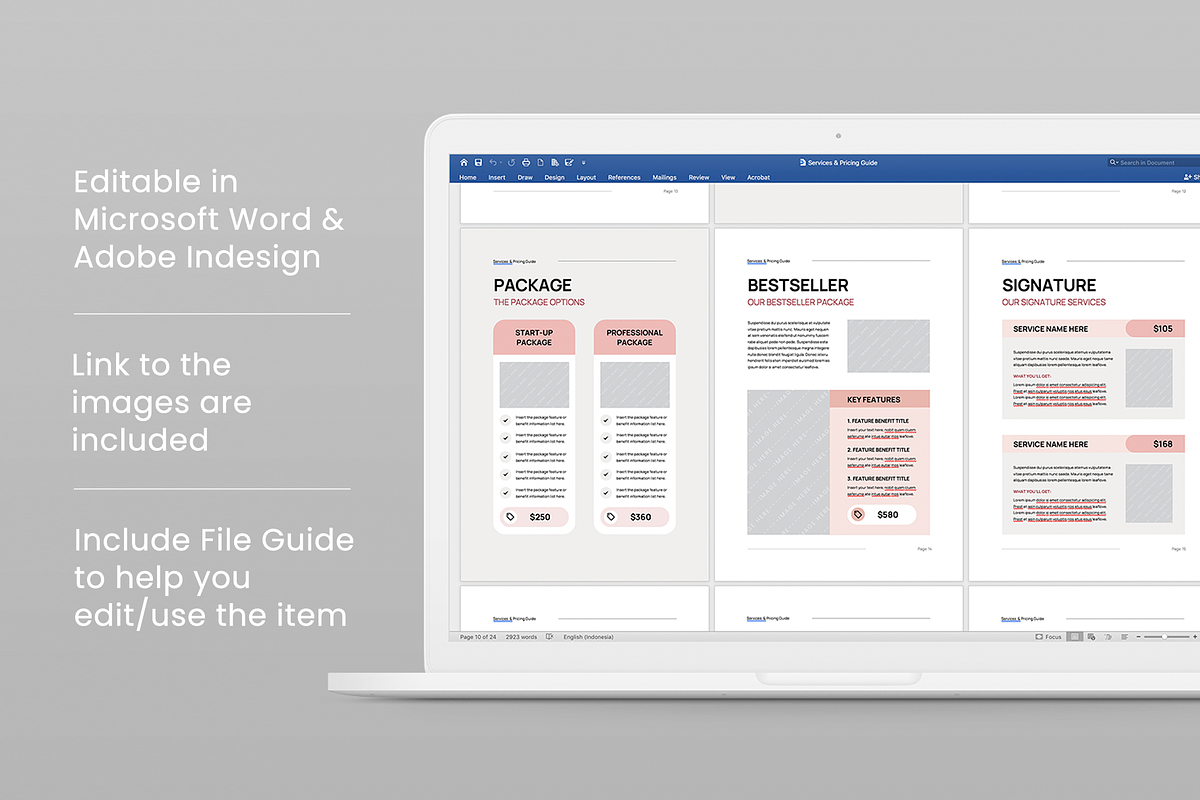 Services & Pricing Guide, a Brochure Template by Leaflove (Photo 10 of 10)