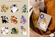 Boo DINO Halloween collection, a Seasonal Illustration by owlasya (Thumbnail 3 of 10)