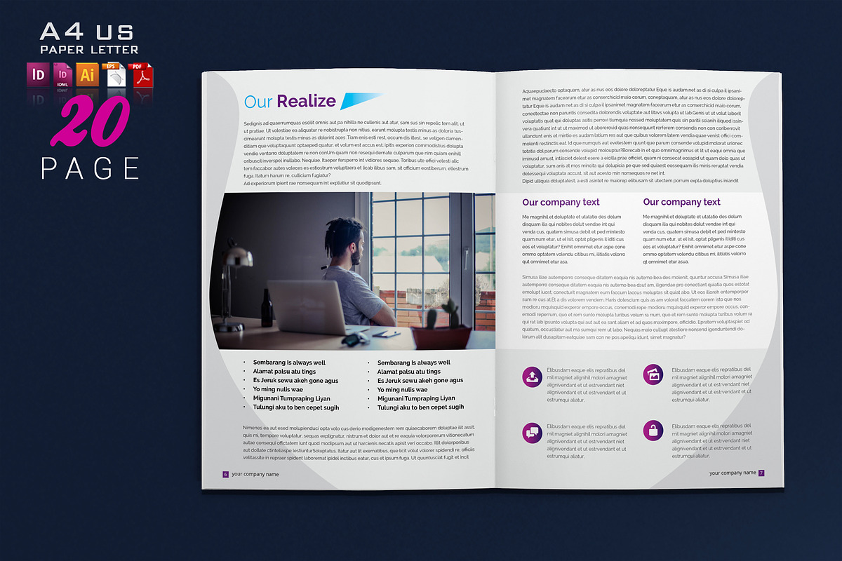 Multipurpose Brochure, a Brochure Template by artico (Photo 5 of 11)